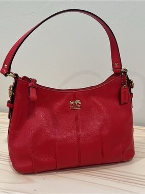 Coach bright red vintage purse